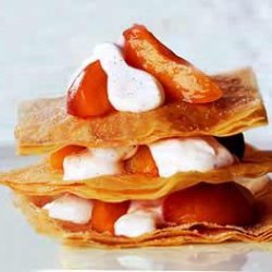 Apricot Phyllo Napoleons