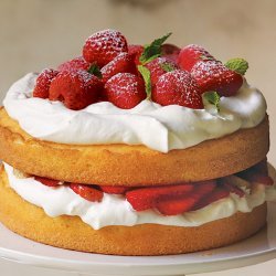 Strawberry Cream Cake