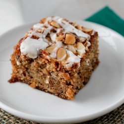 Banana Coconut Crunch Cake