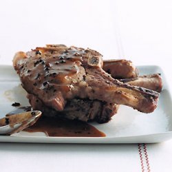 Pork Chops au Poivre