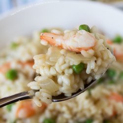 Shrimp and Pea Risotto