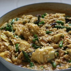 Asparagus and Shiitake Risotto