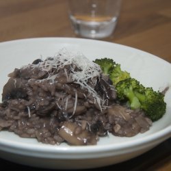 Red Wine and Mushroom Risotto