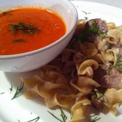 Turkey Meatball Stroganov