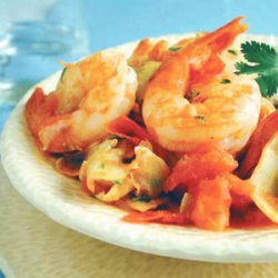 Scrumptious Shrimp with Artichokes