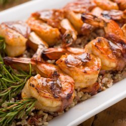 Grilled Shrimp With Garlic and Breadcrumbs