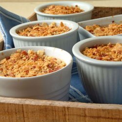 Individual Corn Custards with Bacon-Potato Crust