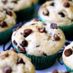 Chocolate Chip Sour Cream Muffins