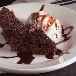 Warm Brownie Sundae Cake