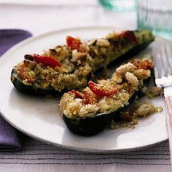 Zucchini with Quinoa Stuffing