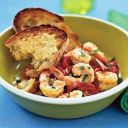 Shrimp and Piquillo Peppers