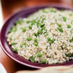 Israeli Couscous with Fresh Peas and Mint