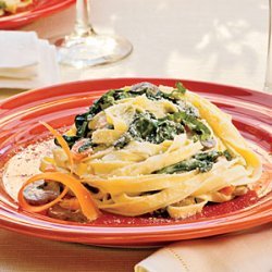 Fettuccine-Vegetable Toss