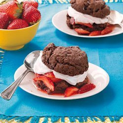 Chocolate Strawberry Shortcakes