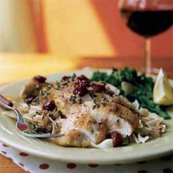 Chicken in Cherry Marsala Sauce