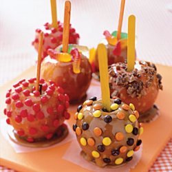 Candy-Coated Caramel Apples