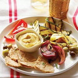 Grilled Vegetable Meze Plate