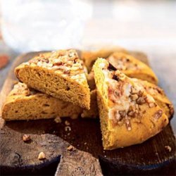 Pumpkin-Walnut Focaccia with Gruyère