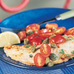 Snapper with Tomato-Caper Topping