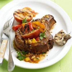 Peach-Glazed Pork Chops