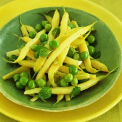 Minted Peas and Wax Beans