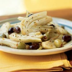 Warm Olives with Fennel and Orange