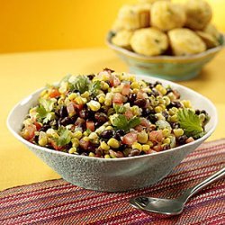 Roasted Corn, Black Bean and Tomato Salad