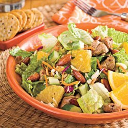 Spicy Pork-and-Orange Chopped Salad