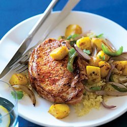 Mango and Paprika Pork Chops