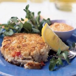 Crab Cakes with Red Pepper Mayonnaise