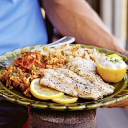 Greek Snapper on the Grill