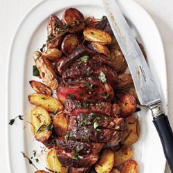 Bistro Steak with Red Wine Sauce