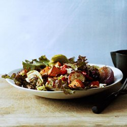 Roasted Vegetable Salad with Honey Dressing