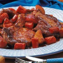 Barbecued Pork Chop Supper