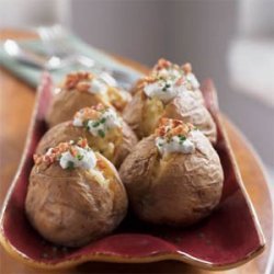 Yukon Gold Potatoes with Gorgonzola and Pancetta