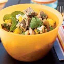 Roast Lamb and White Bean Salad