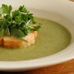 Creamy Zucchini Soup with Mixed Herbs