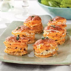 Scalloped Sweet Potato Stacks