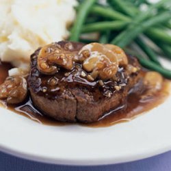 Filet Mignon with Sherry-Mushroom Sauce