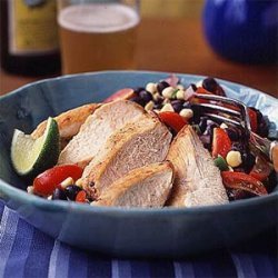 Chicken with Black Bean Salsa