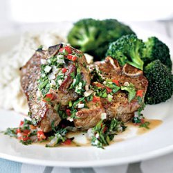 Lamb Chops with Herb Vinaigrette