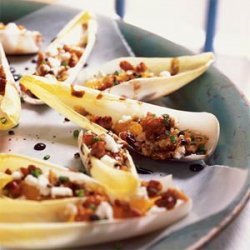 Endive Stuffed with Goat Cheese and Walnuts