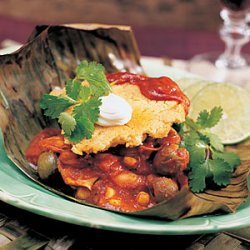 Giant Chicken Tamale Pie