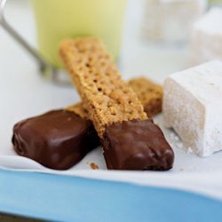 Graham Cracker Shortbread S'mores