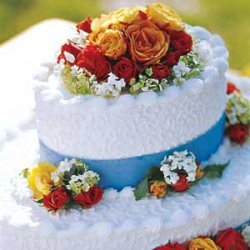 Garden Bridal Cake