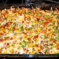 Loaded Baked Potato & Chicken Casserole