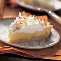 Coconut Cream Pie with Pineapple