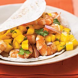 Shrimp Soft Taco With Mango Lime Salsa