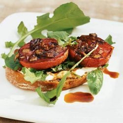 Roasted Roma Tomatoes on Toast