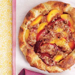 Peach and Plum Crostada